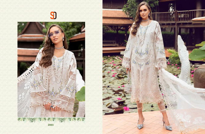 Maria B Lawn Vol 2 By Shraddha Embroidery Pure Cotton Pakistani Suits Wholesale Market In Surat